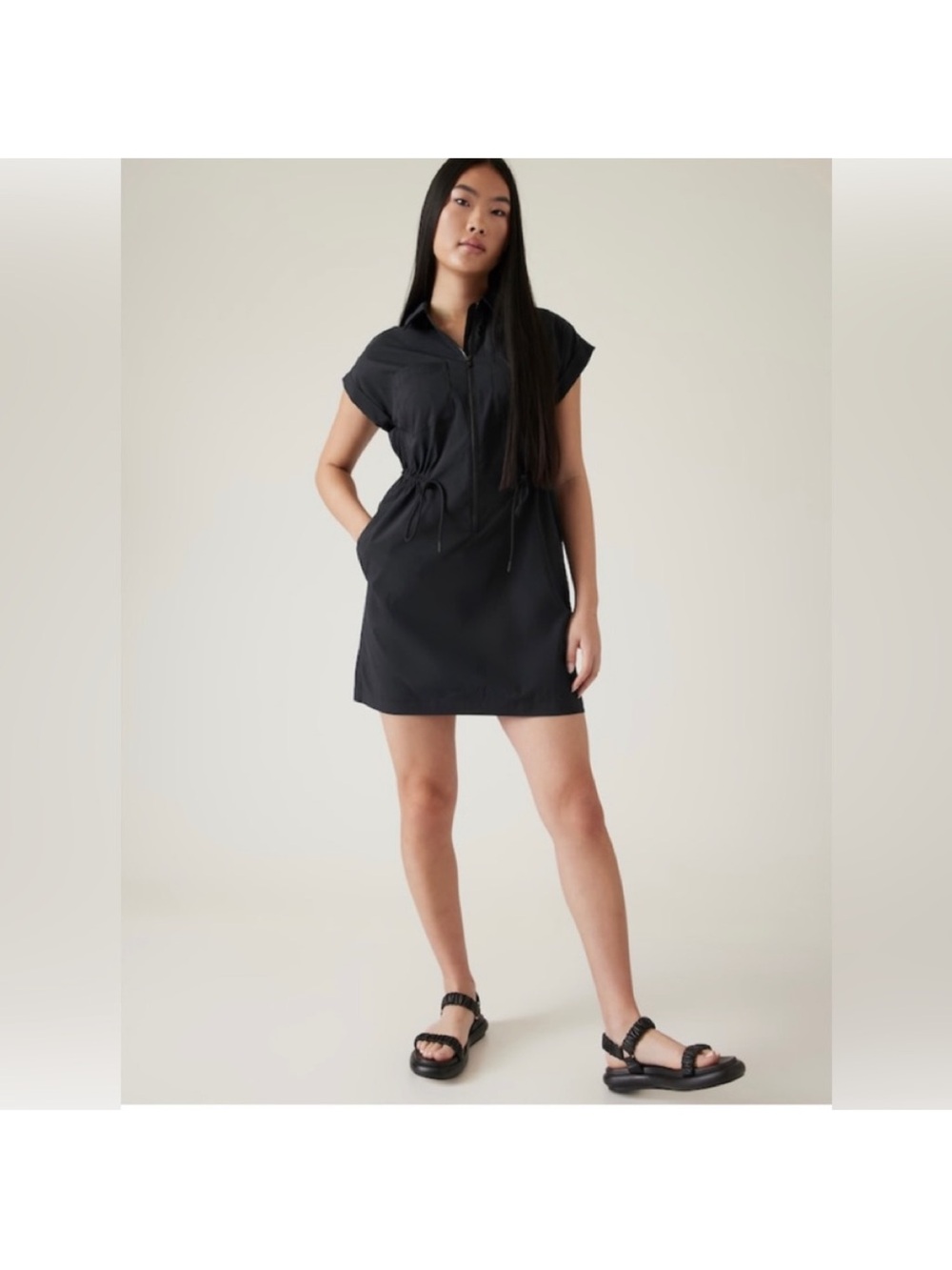NWOT Athleta Topspin dress - black XS